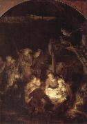 The Adoration of the Shepherds Rembrandt
